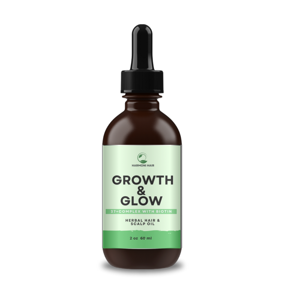 Growth & Glow Hair Oil 37+ complex with biotin